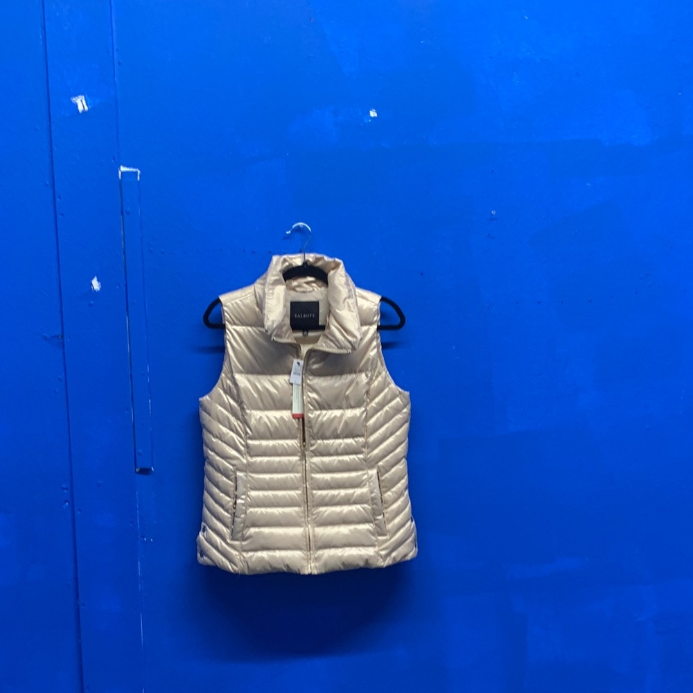 Talbots Light Tan Quilted Vest